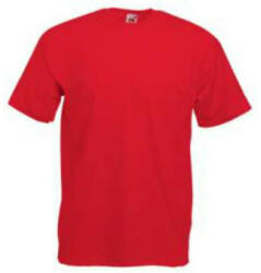 Fruit of the Loom F02 kereknyakú, rövid ujjú póló VALUEWEIGHT T, Red - L (F020508)