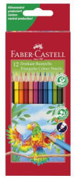 Faber-Castell Színes ceruza Faber-Castell 12 db-os kszl papagáj háromszögletű (116512)