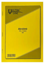 VECTRALINE Önátírótömb VECTRALINE A/5 álló 50x2 lapos (01.00619) - papir-bolt