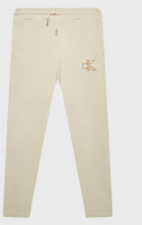 Calvin Klein Jeans Melegítő alsó Monogram Off Placed IG0IG01607 Ekru Regular Fit (Monogram Off Placed IG0IG01607)