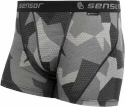 Sensor Férfi funkcionális merinó boxeralsó Merino Impress Sensor - camo ruházat méretei S