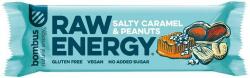 Bombus Baton energizant Raw Energy cu caramel sarat si arahide, 50 g (BB31123)