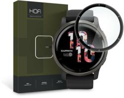 HOFI Hybrid Glass üveg képernyővédő fólia - Garmin Venu 2 - fekete - bluedigital