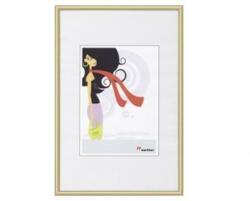 Képkeret, műanyag, 21x29, 7 cm, A4, "New Lifestyle", arany (DKW02) - officesprint