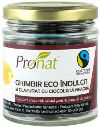 Pronat - Foil Pack ECO/BIO Ghimbir indulcit si glazurat cu ciocolata neagra, 130 Pronat - Foil Pack gr (LG5523)