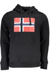 Norway Hanorac barbati cu imprimeu cu logo negru (FI-129443_NEBLACK_XL)