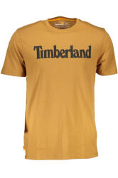 Timberland Tricou barbati cu imprimeu cu logo maro (FI-TB0A2BRN_MARRONE_P47_S)