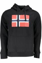 Norway Hanorac barbati cu imprimeu cu logo negru (FI-129443_NEBLACK_2XL)