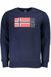 Norway Bluza barbati cu imprimeu cu logo bleumarin inchis (FI-139448_BLNAVY_L)