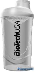 BioTechUSA Keverőpalack, 600ml, BIOTECH USA "Wave Shaker", fekete-füst (KHEBIOUSA87) - kecskemetirodaszer