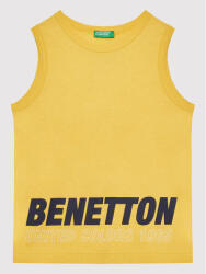 Benetton Felső 3I1XCH003 Sárga Regular Fit (3I1XCH003)