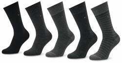 Tommy Hilfiger 5 pár hosszú szárú férfi zokni 701220144 Szürke (701220144)