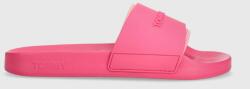 Tommy Jeans papucs TJW POOL SLIDE SEASONAL rózsaszín, női, EN0EN02432 - rózsaszín Női 40