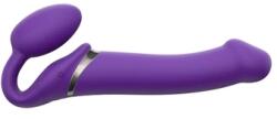 Strap On Me - Vibrating Bendable Strap-On L Purple (E33248)