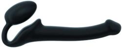 Strap On Me - Semi-Realistic Bendable Strap-On Black L (E32155)