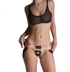 Strap On Me - Leatherette Harnas Curious Rose Gold Holographic (E34835)