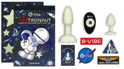 b-Vibe - Asstronaut Glow-In-The-Dark Butt Play Set (E32962)