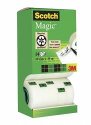 3M Magic Tape 8-1933R14TPR irodai ragasztószalag akciós kiszerelés - 19 mm x 33 méter, kiszerelés: 14 tekercs / doboz (3M 8-1933R14TPR)