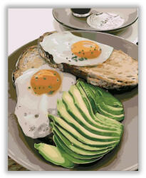  Bon appetit - számfestő készlet