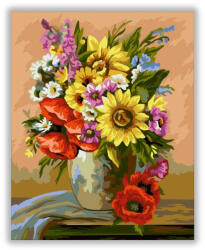 Számfestő Réti virágok - számfestő készlet (crea1057)