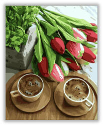 Számfestő Tulipán és kávé - számfestő készlet (crea1061)