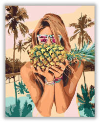 Számfestő Finom ananász - számfestő készlet (crea1465)