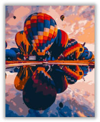 Számfestő Ballonokkal a levegőben - számfestő készlet (crea1394)