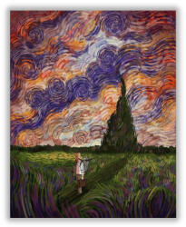 Számfestő Van Gogh Style - számfestő készlet (crea1493)
