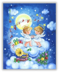  Gyermek angyalkák - számfestő készlet