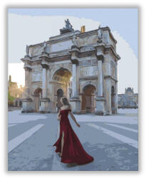  Magányosan - számfestő készlet