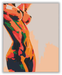 Számfestő Női test - számfestő készlet (crea1470)