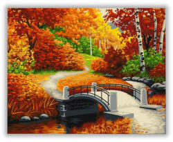  Őszi séta a parkban - számfestő készlet