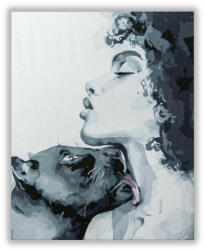  Fekete párduccal - számfestő készlet