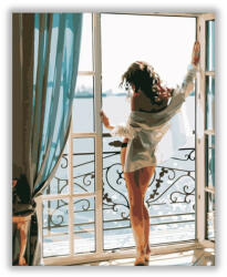  Vonzó hölgy - számfestő készlet