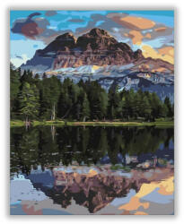Számfestő A hegy tükörképe - számfestő készlet (crea1176)