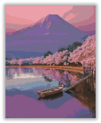  Csónak a kikötőben - számfestő készlet