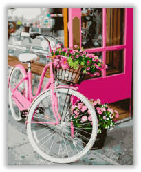 Számfestő Rózsaszín bicikli - számfestő készlet (crea1306)