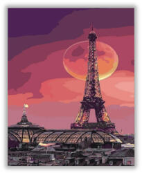 Számfestő Párizsi est - számfestő készlet (crea1093)
