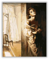  Gyönyörű lány - számfestő készlet