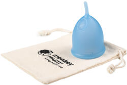 Monkey Mum® Cupă menstruală Monkey Mum® - Satiny Bree - S Alb transparent (P01352-1)