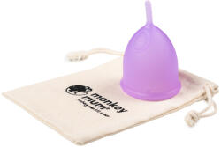 Monkey Mum® Cupă menstruală Monkey Mum® - Satiny Bree - XS Violet (P01355-2)