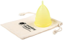 Monkey Mum® Cupă menstruală Monkey Mum® - Sweet Zuzu - S Alb transparent (P01344-1)