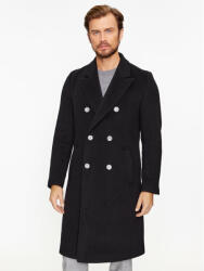HUGO BOSS Gyapjú kabát Miroy 50500094 Fekete Slim Fit (Miroy 50500094)