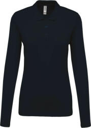 Kariban KA257 LADIES’ LONG-SLEEVED PIQUÉ POLO SHIRT (ka257nv-2xl)