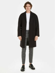 Calvin Klein Gyapjú kabát K10K111745 Fekete Regular Fit (K10K111745)