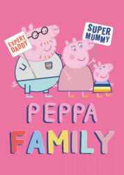 Peppa malac Family Pink polár takaró 100x140cm (BRM014015) - gyerekagynemu