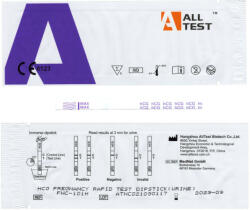  AllTest normál érzékenységű terhességi teszt (5db, 25mIU/ml)