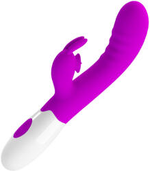 Pretty Love Vibrator Iepuras Cerberus 30 Moduri Vibratii Silicon Mov 20.6 cm Vibrator