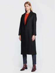 Sisley Gyapjú kabát 2RATLN01U Fekete Regular Fit (2RATLN01U)