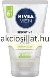 Nivea Men Sensitive Face Wash arctisztító gél 100ml